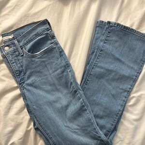 Levi's Blue Flare & Wide Leg Jeans